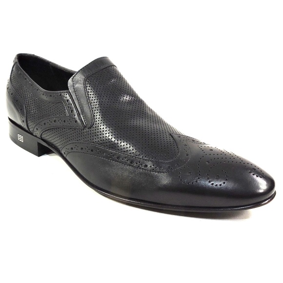 BALDININI ?? MEN\'S BLACK SOFT LEATHER COMFORT SUMMER LOAFERS main image 4
